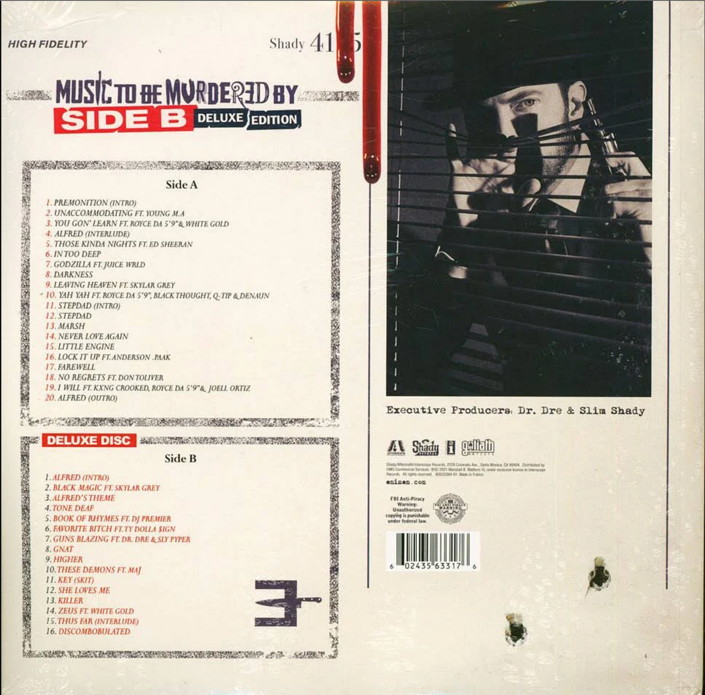 Eminem - Music To Be Murdered By, Side B (4LP Limited Deluxe Edition)